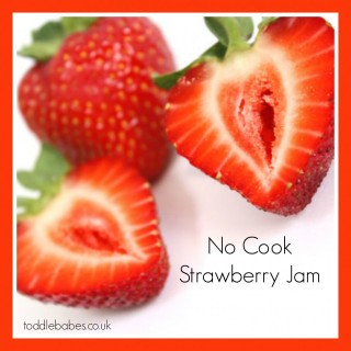 No Cook Strawberry Jam recipe, how to make strawberry jam